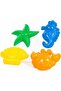Crab No:2 Sea Horse Sea Star No:2 Seashell No:2 - Molds - 2
