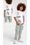 Boy's Dinosaur Patterned Cotton T-shirt - 2