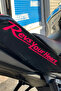 Neon Pink Revs Your Heart Sticker Sticker for Motor and Helmet (20cm) (1 Piece)