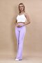 Flared Trousers-Violet - 5003100