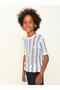 Boy - Striped Perforated Knitwear T-shirt
