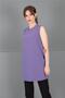 Zero Neck Sleeveless Blouse-Lilac - 3001100