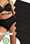 7 Pieces of Yüksel Bel Bato Large Size Cotton Combed Cotton Lycra, Flexible Black Panties (Battal Size)