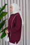 Plum Women's Tunic - Piping Design - 2