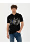 Black Slim Fit 100% Cotton Buttoned Polo Collar T-Shirt 50264853-Vr046