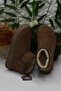 Saro Brown Comfortable Original Product Short Women's Boots with Faux Fur Inside - 5