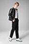 Black Ronaldo Men's Leather Jacket - 4