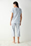 Kind Heart Gray Capri Pajama Set - 5