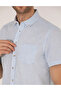 Light Blue Regular Fit Short Sleeve Shirt 50265118-Vr003 - 7