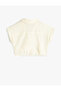 Crop Shirt Short Sleeve Tie Front - 2