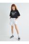 Denim Shorts Skirt Pocket Buttoned Double Breasted Cotton