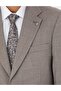 100% Wool Light Brown Slim Fit Suit 50272759-Vr002 - 7