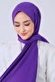 Asian Shawl Purple (a Thin, Delicate, Non-Ironing Fabric That Is Comfortable and Suitable for Special and Everyday Use) - 2