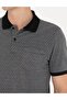 Black Regular Fit Polo Neck T-Shirt 50273568 -Vr046 - 7