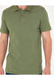 Khaki Slim Fit Polo Collar T-Shirt 50275708-Vr027 - 6
