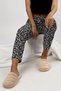 Black and White Dotted Women's Velvet Pajama Bottoms Tracksuit Cotton - 9