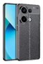 Redmi Note 13 Pro 4g Case with Camera Protrusion, Leather Look, Stitched Pattern, Protective Cover Case - 8