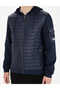 Navy Blue Hooded Spring Seasonal Coat 50285304-Vr033 - 6