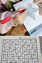 192 Pattern Concentration Maze Tutorial Book, Student Thinking Development Attention Game Puzzle Intelligence - 8