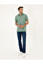 Khaki Regular Fit Buttoned Polo Collar T-Shirt 50288681-Vr027 - 4
