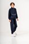 Nothing Impossible Printed Leg Print Detailed Zippered Collar Boys' Tracksuit Set - 6