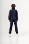 Nothing Impossible Printed Leg Print Detailed Zippered Collar Boys' Tracksuit Set - 5