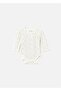 Baby Girl Printed 2-Piece Bodysuit Cream 2775 - 2