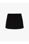 Stone Detailed High-Waisted Stretch Fabric Skirt - 2
