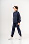 Nothing Impossible Printed Leg Print Detailed Zippered Collar Boys' Tracksuit Set - 3