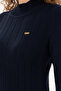 Women's Navy Blue Turtleneck Sweater 50292977 -Vr033 - 7