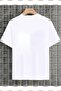 Unisex Vertical Printed Oversize Tshirt - 2