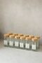 Set of 12 Square Spice Rack Bamboo - Dkrz-518, One Size - 2