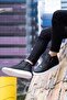 101 Black Color White Sole Men's Casual Shoes - 3