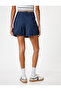 Mini Shorts Skirt Pleated Standard Waist Slim Fit Cotton - 4