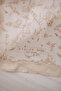 100% Cotton Double Layer Muslin Baby Blanket - Toile De Jouy / Beige 100X100 cm - 3