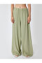 Linen Trousers Wide Leg Loose Fit with Pockets Standard Waist - 3