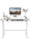 Flexispot ET-118W All In One Height Adjustable Standing Desk With USB Charging - White