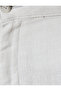 Linen Cotton Blended Chino Trousers with Pocket Detail - 6