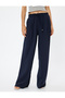 Viscose Body Shaping Pants - Wide Leg, Elastic Waist, Comfortable Fit - 3