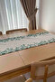 Linen Look Leaf Patterned Runner 40X140 - 2