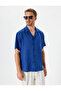 Linen Shirt Basic Turn-Down Collar