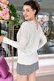 Star Stone Printed Knitwear Blouse 5K117 - 2