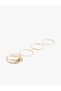 Set of 4 Steel Blended Rings - 3