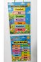 Days of the Week Months of the Year Poster 2 Pieces of Pvc Coated Banner for Schools and Classrooms 22*60 cm - 3