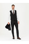 Black Slim Fit Striped Vest Suit 50285266-Vr046 - 2