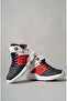 Navy Blue Garnished Velcro Children's Sneakers