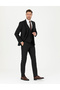 Black Slim Fit Striped Vest Suit 50285266-Vr046 - 5