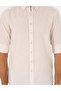 Powder Linen Blended Regular Fit Long Sleeve Shirt 50284168-Vr042 - 6