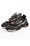 Women's Black and White Lace-Up Transparent Sole Orthopedic Comfortable Lightweight Sneaker Daily Walking Sneakers - 7