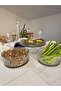 Cut Crystal Glass Salad Bowl Set of 3